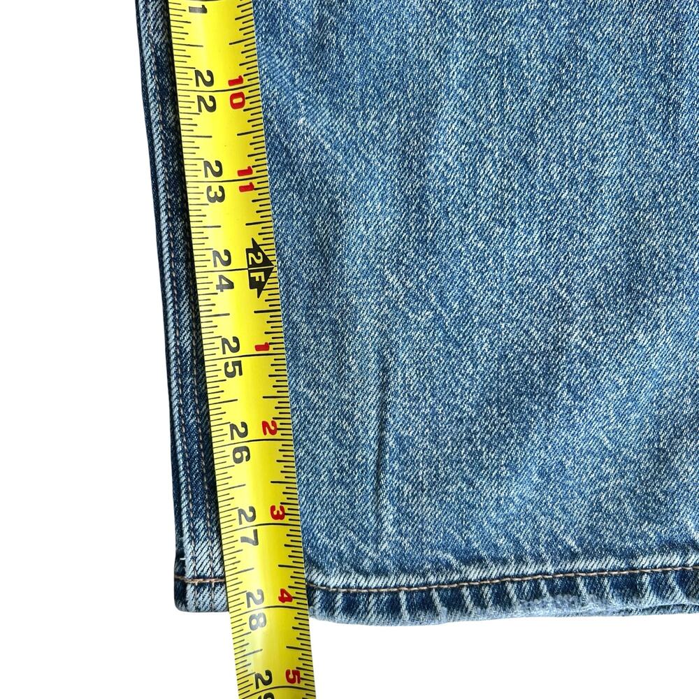 American Eagle Mom Jeans Bundle Y2K Light Wash Distressed Denim Sz 16 - Picture 6 of 16